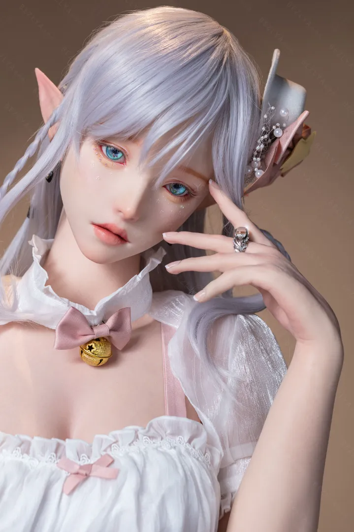 155cm (5ft1) E CUP Lightweight Silicone Sex Doll, Movable Jaw Head Calla